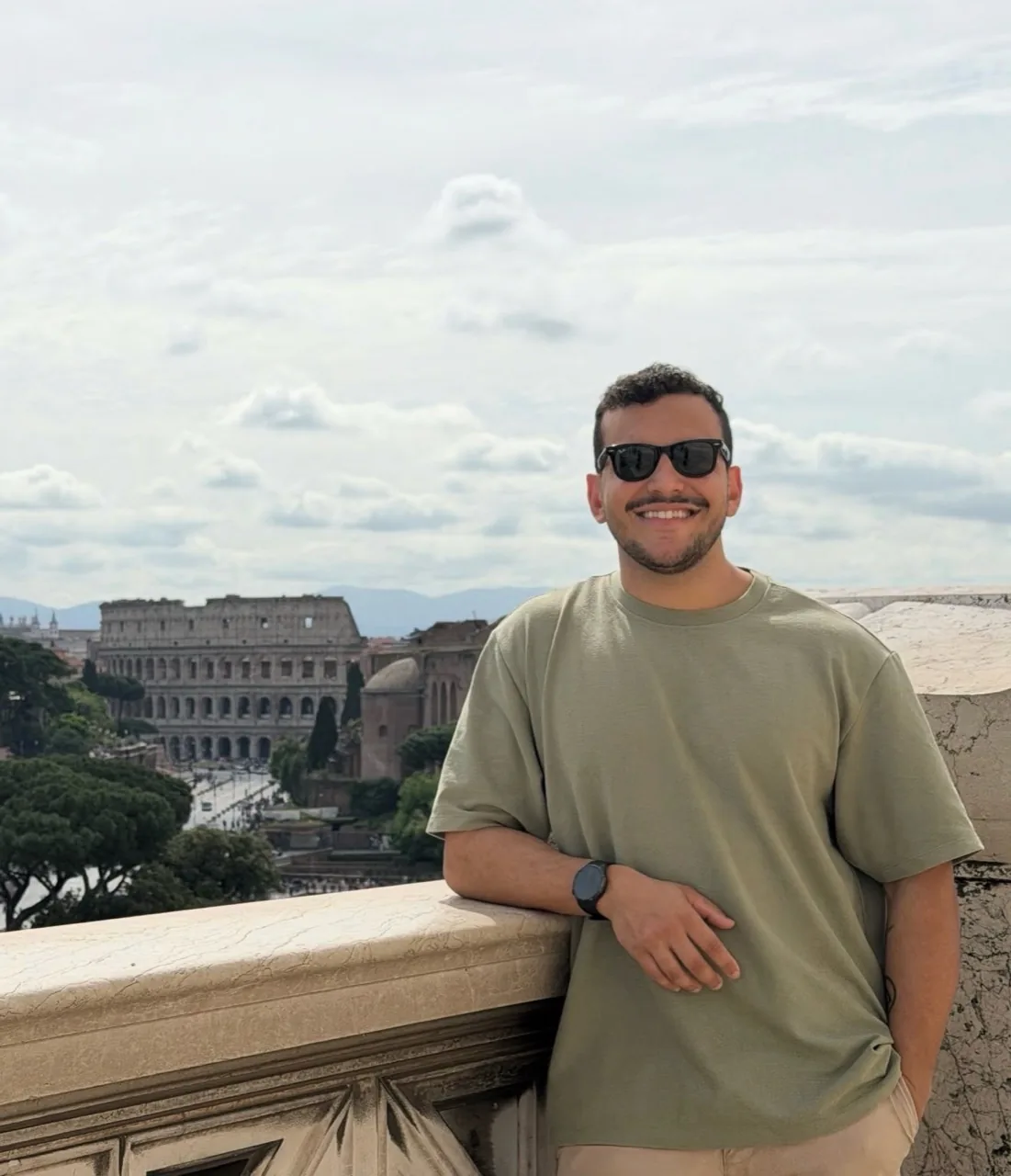 Dr. Luidgi Fletcher em Roma